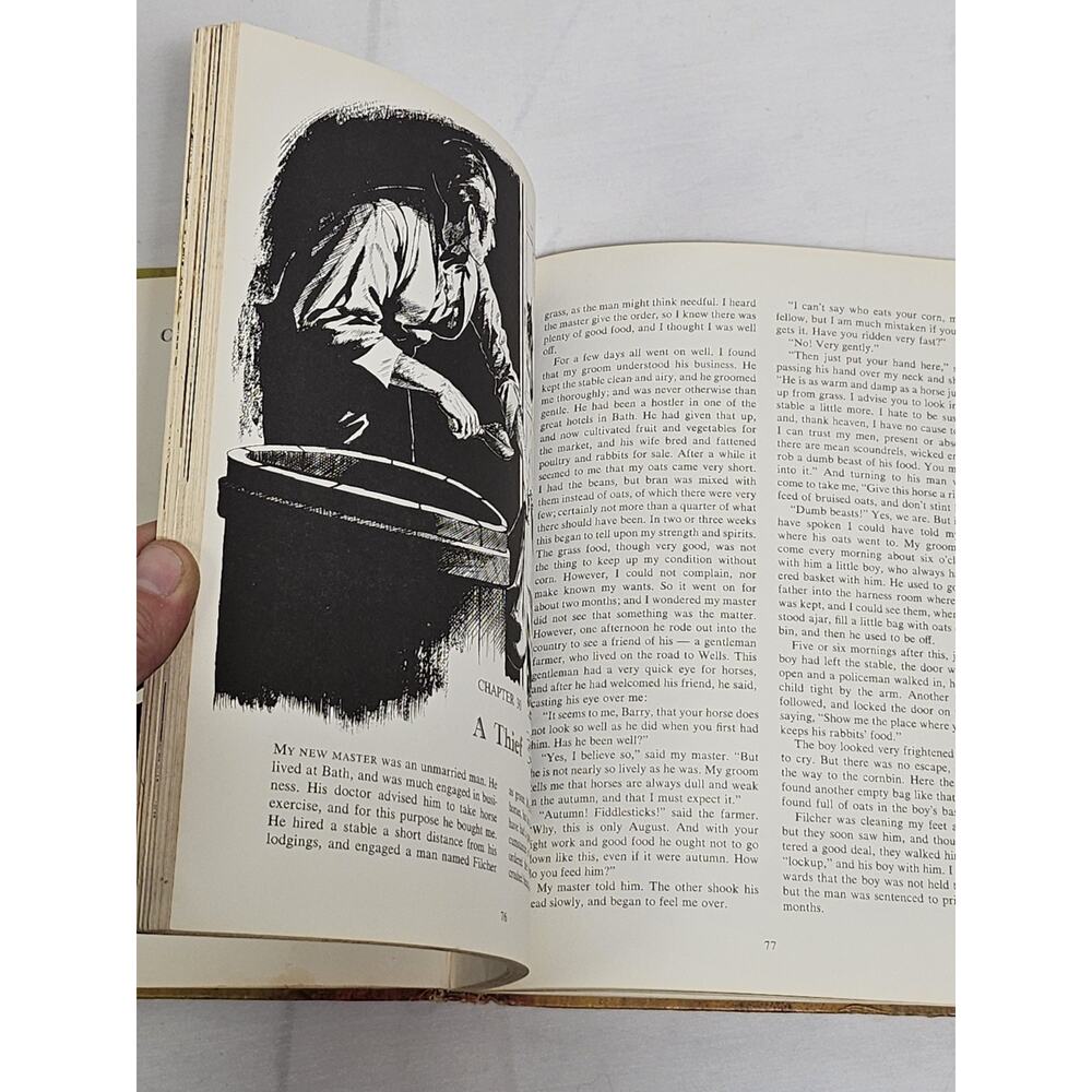 Black Beauty by Anna Sewell 1968 - Grosset & Dunlap - Illustrated - Rare - Picture 15 of 16